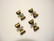 Korulinkki Rusetti pronssinvärinen 6 x 11 mm (2 kpl/pss)
