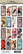 Kuva-arkki (collage sheet) Bicycles, yksittäisten kuvien koko 47 x 21 mm (16 kuvaa/arkki)