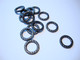 TierraCast Korulinkki Taottu musta 13 mm, sisämitta 8,7 mm (2 kpl/pss)