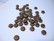 Metallihelmi/välihelmi (rondelli) antiikkipronssi/-kupari kukka 7 x 2 mm (20 kpl/pss)