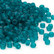 Japanilainen siemenhelmi matta läpikuultava Teal #06 (n.3,3 mm/reikä n. 1,7 mm), 10 g pussi