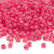 Japanilainen siemenhelmi matta läpikuultava pinkki #06 (n.3,3 mm/reikä n. 1,7 mm) 10 g pussi