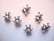 TierraCast metallihelmi Nalle hopeoitu 14 x 12 mm (2 kpl/pss)