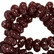 Kimallerondelli munakoison violetti 6 x 8 mm (10 kpl/pss)