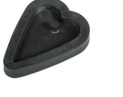 Rayher Kumimuotti korubetonin/hartsin valamiseen sydän 39 x 27 mm