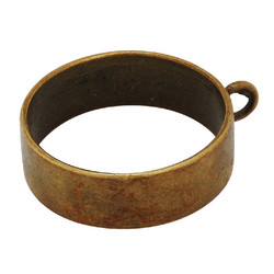 Riipus / kuvakehys avoin pyöreä kuparinvärinen 18 mm
