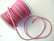 Mokkanauha (faux suede) antiikkipinkki/Old Rose 3 x 1,4 mm (m-erä 5 m)