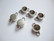 Korulinkki / riipus antiikkihopeoitu 17 x 10 mm SS39 (n. 8 mm) rivolille (2 kpl/pss)