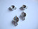 Korulinkki / riipus hopeoitu 17 x 10 mm SS39 (n. 8 mm) rivolille (2 kpl/pss)