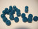 Kimallerondelli Teal/petroolinvärinen 8 mm (10 kpl/pss)