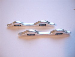 Metallihelmi/hela (slider) jakaja 2-osainen 37 mm 5 mm nahkanauhalle