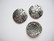 TierraCast riipus Flora pyöreä 21,5 mm, reiän sisähalkaisija 1,7 mm