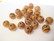 Puuhelmi luonnonvärinen (natural) pyöreä 6 mm, reikä väh. 1 mm (30 kpl/pss)