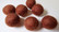 Huovutettu helmi suklaanruskea n. 10 mm (5 kpl/pss)