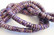 Kivihelmi Jaspis lila/violetti rondelli 3 x 8 mm (30 kpl/pss)