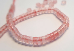 Kivihelmi sherry quartz rondelli 4 mm (10 kpl/pss)