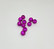 Akryylihelmi heijastava pyöreä 8mm fuksia 35kpl/pss