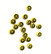 Akryylihelmi hymynaama keltainen 7 mm 3g (n. 20 kpl)