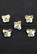Fasettihiottu lasihelmi perhonen 10x8x6 mm kirkas AB (4kpl)