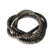 Nahkanauha musta vintage 8 mm pyöreä (20cm)