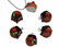 Riipus leivos ruskea 18x16mm 1kpl