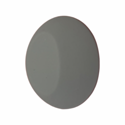Silikonihelmi litteä ovaali 44x50mm harmaa 1kpl