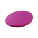 Silikonihelmi litteä ovaali 44x50mm fuksia 1kpl