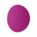 Silikonihelmi litteä ovaali 44x50mm fuksia 1kpl