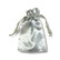 Satiinipussi kiristysnauhalla harmaa 13,5 x 9 cm (1 kpl)