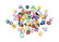 Synteettinen polymer helmi kuviosekoitus 7-10 mm (50 kpl)