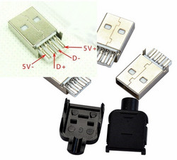 USB -urosliitin 4 pin A-tyyppi 10 kpl