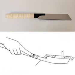 Harittamaton Japanin saha Kugihiki 180