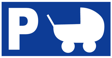 Vaunuparkki vaaka kyltti