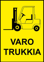 Varo trukkia tarra