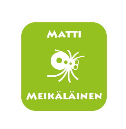 Nimikointitarra mix -värillinen -arkki
