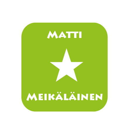 Nimikointitarra mix -värillinen -arkki
