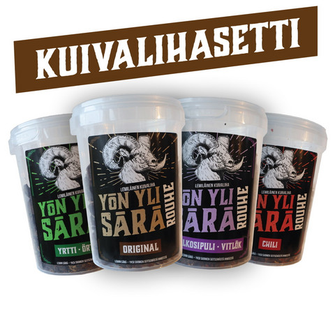 KUIVALIHASETTI ROUHE 4*150 G (4 makua)
