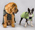 Koiran softshell-takki: Vihreä