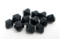 4mm Kristallibicone: Musta 20kpl