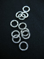 10mm Metallirengas: Antiikkihop. 10kpl
