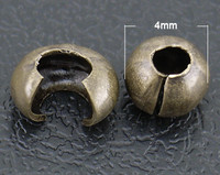 Päällyshelmi 4mm: Pronssi 15kpl