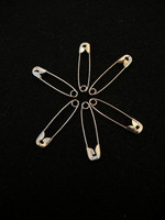 Hakaneula: Platina 30mm: 12kpl
