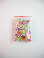 2-6mm Värimix Puolihelmet 8g