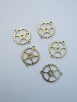 Steampunk-renkaat: Antiikkihop 5kpl
