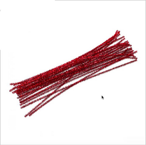 Glitter-piippurassit: Punainen 20kpl