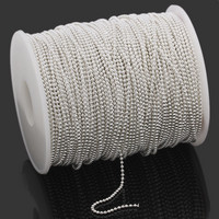 2,4mm Hopeoitu palloketju: Tukku100m