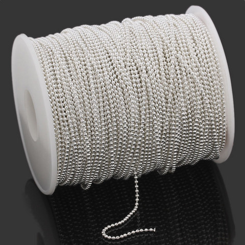 2,4mm Hopeoitu palloketju: Tukku100m