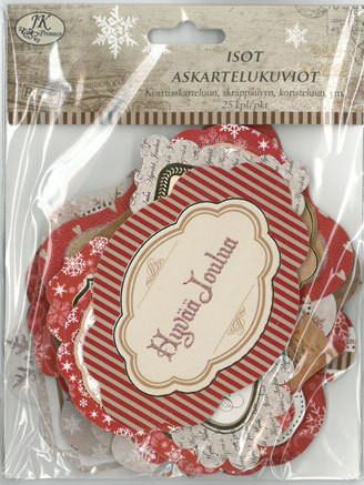 Askartelukuvio: Joulunostalgia 25kpl.
