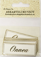 Onnea-tekstikuvio: Kulta