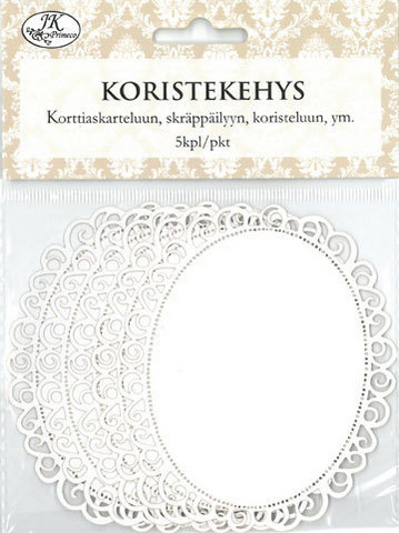 Koristekehys: soikea valk.